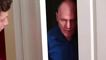 Groaning teen Stone Age Stepfamily Fun