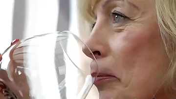 Mature granny creampied