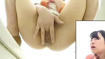 Japanese babe pees on cam