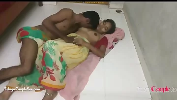 hindi telugu village duo making enjoy spunky warm bang-out on the floor in saree