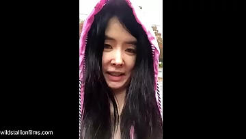 Asian Nubile starlets in Bollywood Stunning and then demonstrates ginormous tits outdoors in the rain