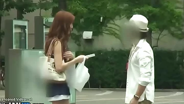 Asian random stunner gives spunky dt