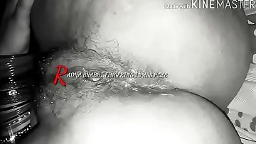 Radha bhabhi finger-banging in her butt-hole