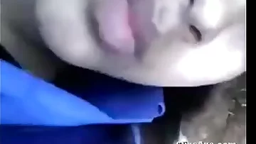 Desi gal with her paramour super-steamy plumb outdoor sesh leaked off