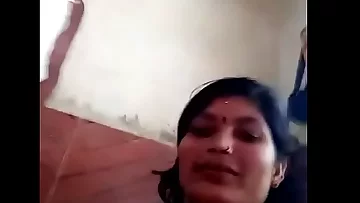 village aunty with pujari