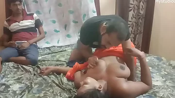Puny weenie spouse sharing his wifey with brother&period;&period;&period; jism inwards her pussy&excl;&excl;