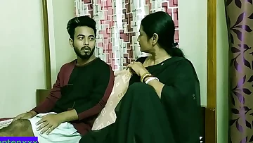 Indian teenage stud impressive orgy with warm stepmother&excl;&excl; Indian unspoiled taboo orgy with clear audio