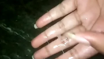 Nasty Desi woman Srija super-hot urinate and spunking movie